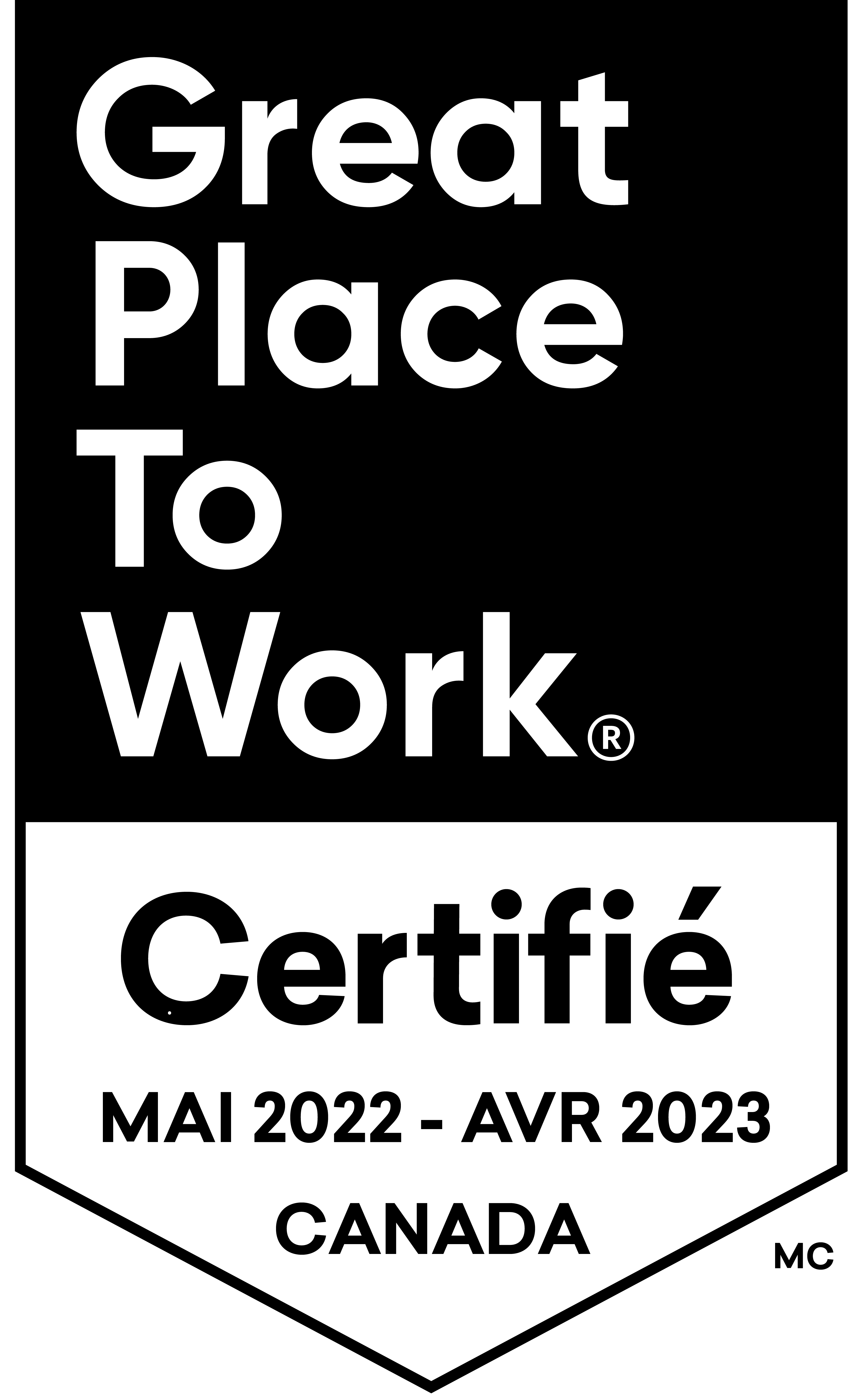 Great place to work certified